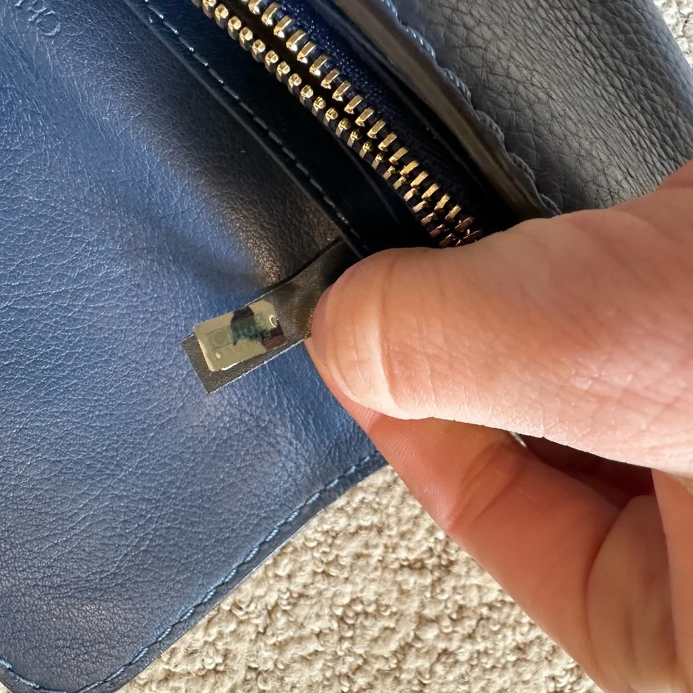 Chloe Marcie long wallet blue gold - Picture 11 of 14